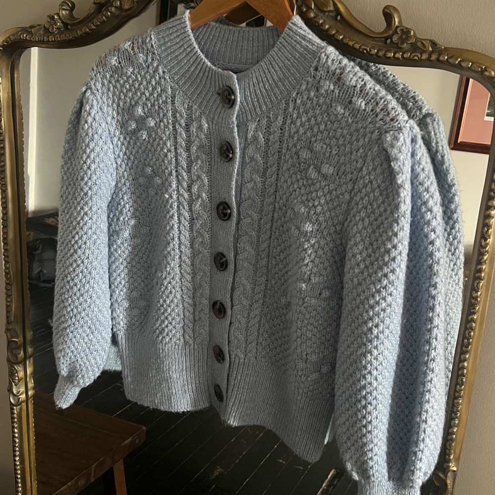Blue Who What Wear Cardigan